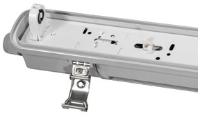 Plafoniera Stagna IP65 per Tubo LED 60cm - Unilaterale
