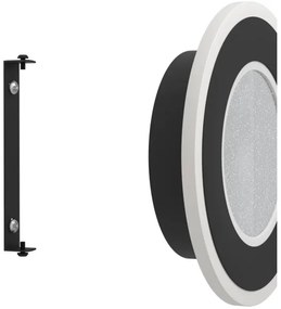 Eglo 901237 - Applique a LED MACCHIONI LED/12W/230V 4000K nero