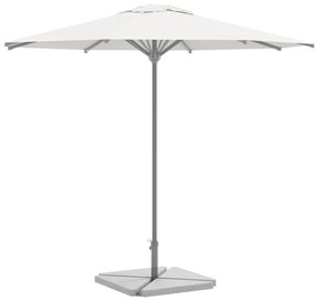 Piastre Per Parasole 4 Pz İn Granito Triangolare 14 Kg Grigio /