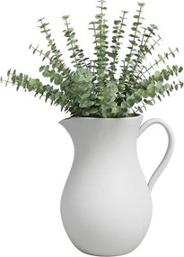 Vaso in ceramica bianca fatto a mano (altezza 30 cm) Harmonia - Artevasi