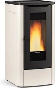 Stufa a pellet canalizzata Dahiana Plus Evo 10 kW Avorio - Extraflame