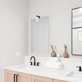 Lampada LED per specchio da bagno APA MINI, 4W/230V, IP44, nero