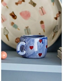 Tazza per bambini blu in ceramica 115 ml Nini – Bloomingville Mini