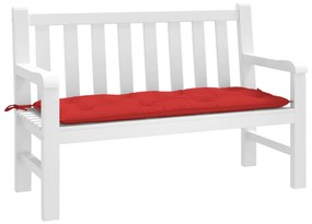 Cuscino Per Panca Rosso 120x50x7 Cm İn Tessuto Oxford /