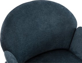 Set di sedie da pranzo blu in imbottito 2 pz Aslin – MOME