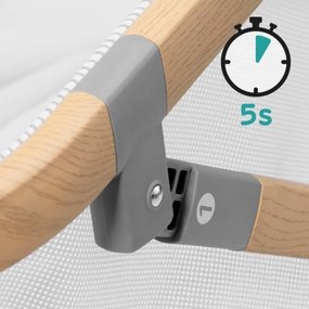 KINDERKRAFT - Culla da viaggio 4in1 SOFI grigio