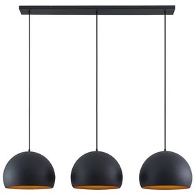 Tarjei Lampada a Sospensione L146 Black/Gold - Lindby