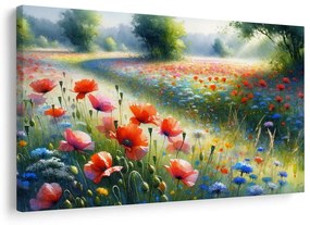 Quadro su tela – Magia del mattino estivo sul prato