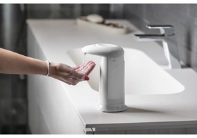 Dispenser per sapone in plastica automatico bianco 350 ml Aqualine – Sapho