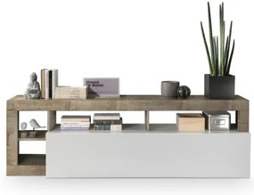 Mobile TV LENOR bianco/marrone