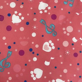 Biancheria da letto per bambini in cotone per letto singolo 140x200 cm Gabby's Dollhouse - Jerry Fabrics