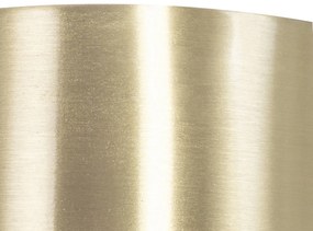 Plafoniera intelligente in ottone con vetro fumé incl. Wifi A60 - Stiklo