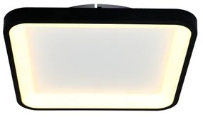 Brilagi - Plafoniera dimmerabile LED FALCON SLIM LED/50W/230V 50x50 cm nera+telecomando