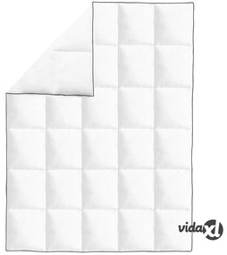 vidaXL Piumone Invernale Piuma Anatra 140x200 cm