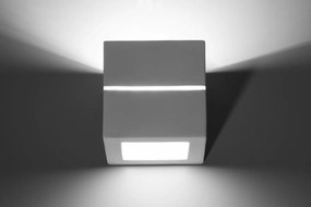 Applique da Parete in Gesso Pitturabile LEO LINE E27 da interno