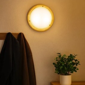 Brilagi - Plafoniera ORBIS 1xE27/60W/230V Ø 30 cm in pino