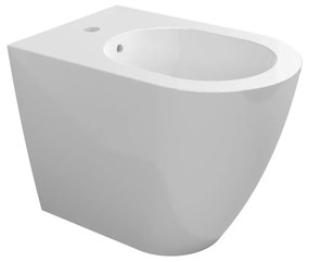 Ceramica flaminia link lk217 bidet monforo filo muro a pavimento bianco