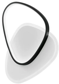 Plafoniera LED Ayrton Ø 42 cm nero IP20, 4600 lumen LUCE AMBIENTE DESIGN
