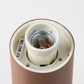 Brilagi - Lampada da esterno con 2 prese SCHUKO NOVA, portalampada 1x E27 (15W, 230V), 40 cm, IP44, marrone