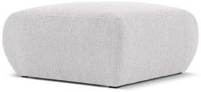 Sgabello grigio chiaro in tessuto bouclé Molino - Micadoni Home