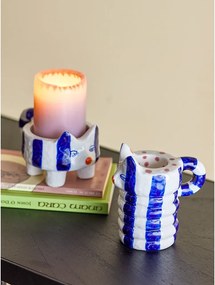 Set di 2 portacandele in gres Caty - Bloomingville