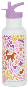 A Little Lovely Company - borraccia in acciaio inox, 500 ml - giardino fiorito