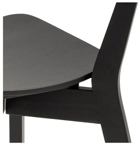 Sedia da pranzo nera Roxby - Actona