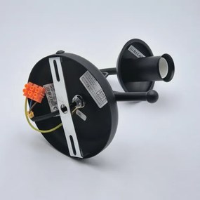 Applique DONATO 1xE14/40W/230V nero