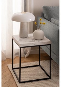 Tavolino con piano in marmo 40x40 cm Barossa - Actona