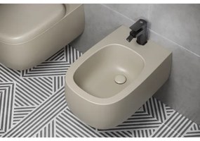 KFA Armatura 5537-015-81 - Rubinetto del bidet + scarico MOKAIT ottone/opaco nero