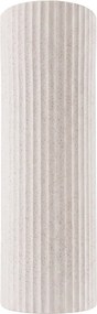 Applique Cilindrica in Cemento Chiaro Rigato GU10 IP65 - NOVILUMIO