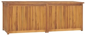 Cassa da giardino 150x50x55 cm in legno massello di teak