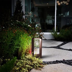 Brilagi - Lampada da esterno LED BARI LED/7W/230V 3000/4000/6000K marrone IP54 30 cm