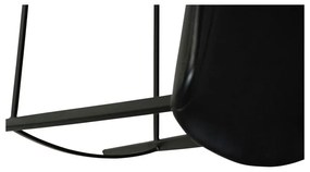 Sgabello da bar in similpelle nera Hype - DAN-FORM Denmark