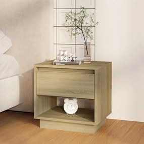 Comodino Rovere Sonoma 45x34x44 Cm İn Truciolato /