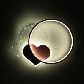 Brilagi - Plafoniera per bambini LOVE LED/48W/230V 3000/4500/6000K rosa