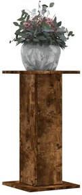 Supporti Per Piante 2 Pz Rovere Fumo 30x30x60 Cm İn Truciolato /