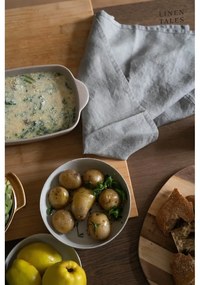 Asciugamano di lino 45x65 cm Khaki - Linen Tales