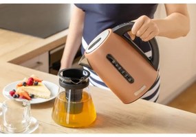 Sencor - Bollitore elettrico con regolazione della temperatura 1,7 l 2150W/230V color rame