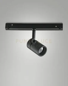 Ermes spot 2700k 500lm 6w 48v  per sistema binario nero  34° dimmer...