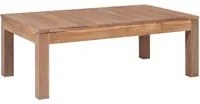 Tavolino da Caff Legno Massello di Teak Naturale 110x60x40 cm 246955