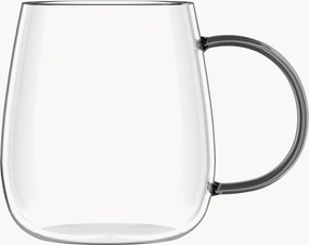 Set di 4 tazze in vetro borosilicato Bolla