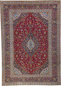 Kashan Tappeto persiano 350 x 240 Rosso (Iran) Annodato A Mano