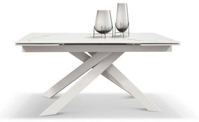 CYGNUS - tavolo da pranzo allungabile  cm 90 x 160/200/240 x 76