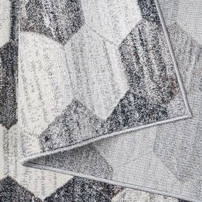 Tappeto elegante grigio adatto a qualsiasi stanza Larghezza: 240 cm | Lunghezza: 330 cm
