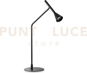 Diesis lampada da tavolo led 3000k 6,5w  500 lm dimmerabile nera