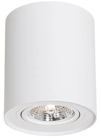 Faretto da soffitto moderno bianco orientabile e inclinabile AR70 - Rondoo Up