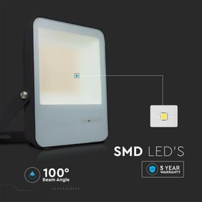 Riflettore LED LED/50W/230V 6400K IP65 nero