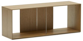 Kave Home - Modulo libreria grande Litto impiallacciato rovere 101 x 38 cm