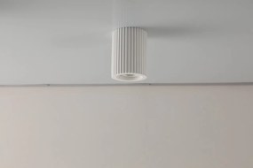 Plafoniera LED GU10 e GU5.3 in Gesso Pitturabile Rotonda Ø70x90mm